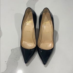 Authentic Louboutin Pigalle 100 - patent calf